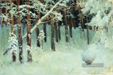 Isaac Ilyich Levitan Werke - Wald im Winter Isaac Levitan